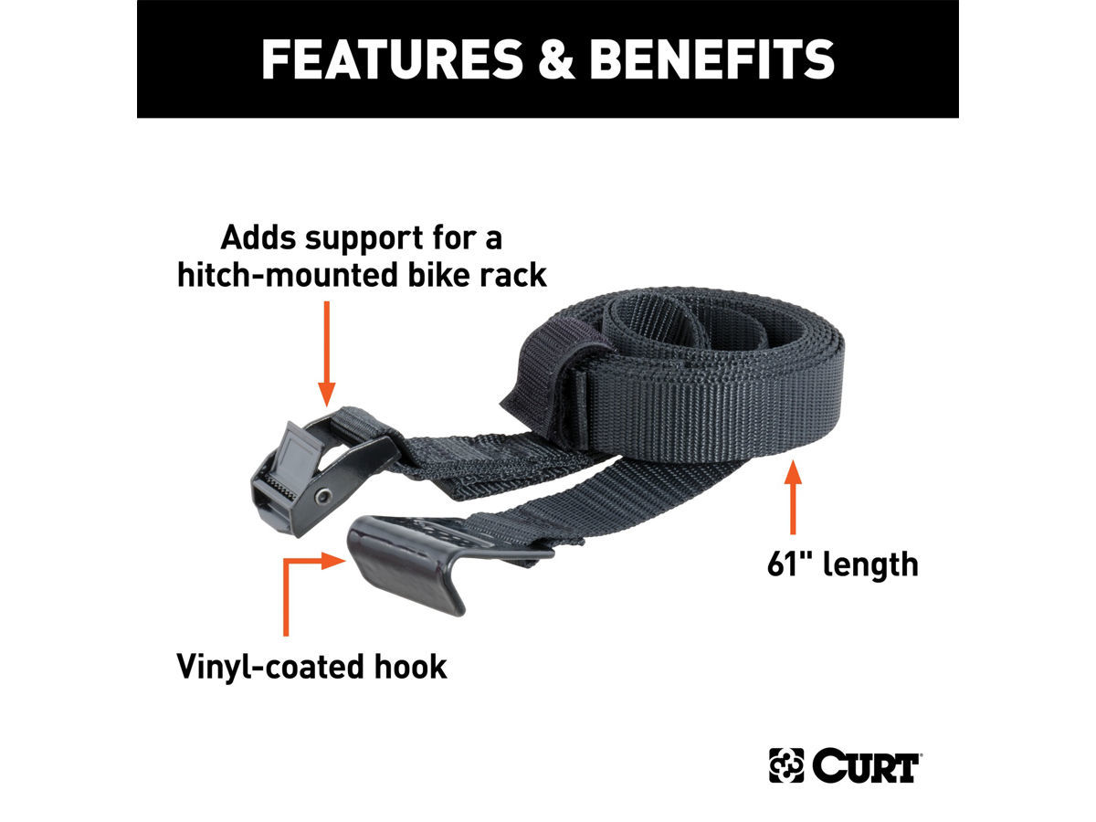 Curt bike sale rack support strap