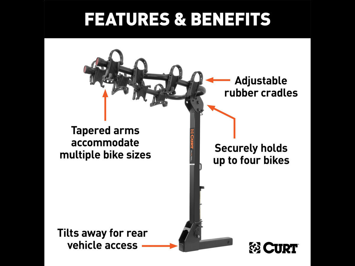 Curt 18064 best sale bike rack