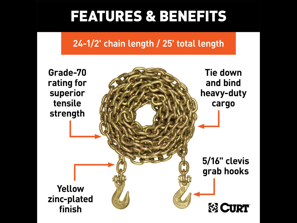 Hooks - Safety Chains - CURT Manufacturing