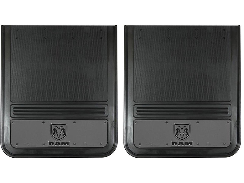 Mopar Heavy Duty Rubber Mud Flaps For Dodge Ram – OEM Front/Rear Set, New