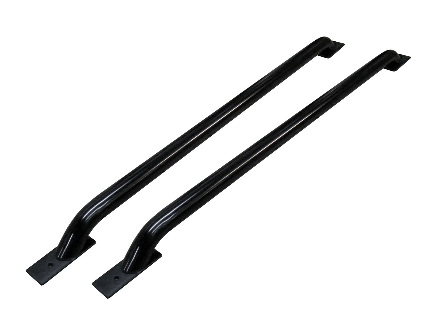 Go Rhino Truck Bed Side Rails - Black - Mounts To Stake Pockets - 6