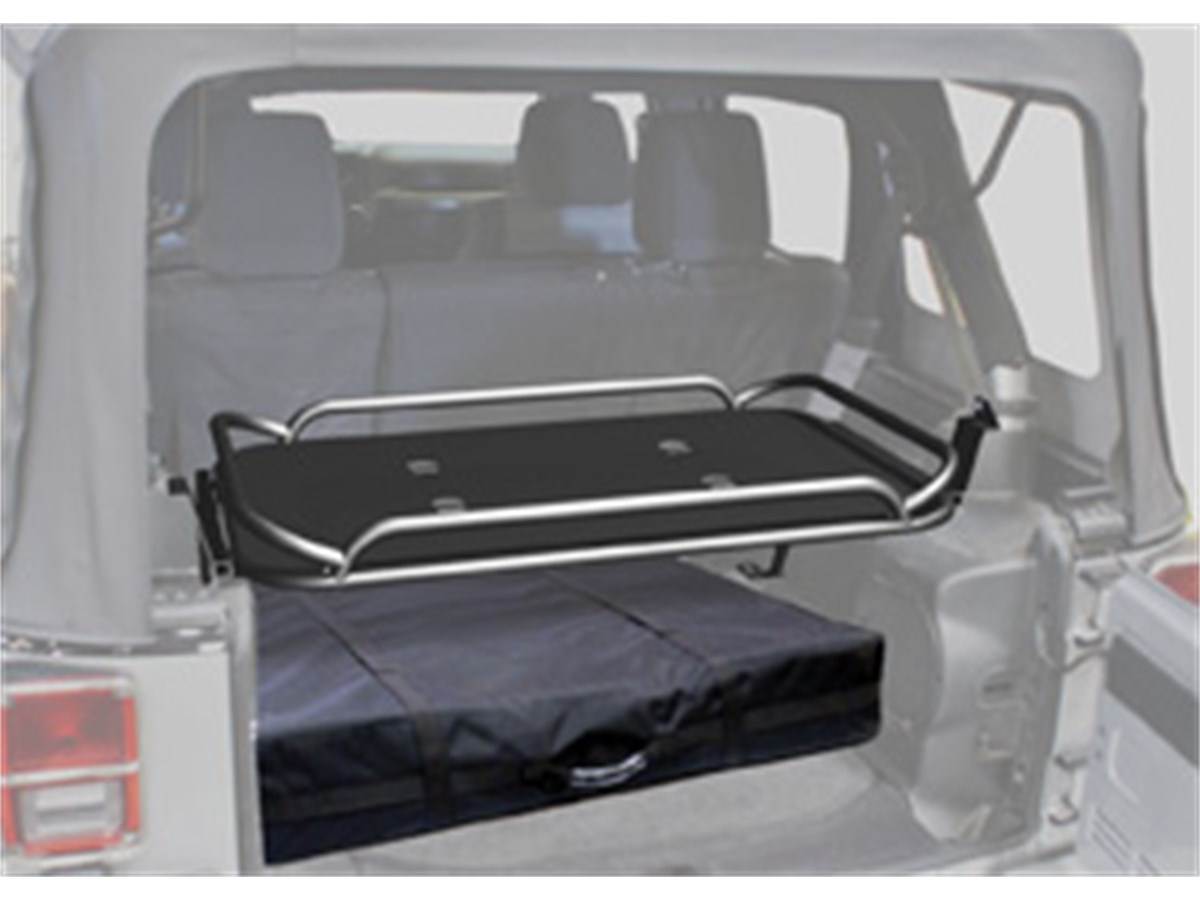 Pluma Fold Rear Rack Rampage Sport Rack - Interior Mount - Fold Up - Rear - Black Powder ...
