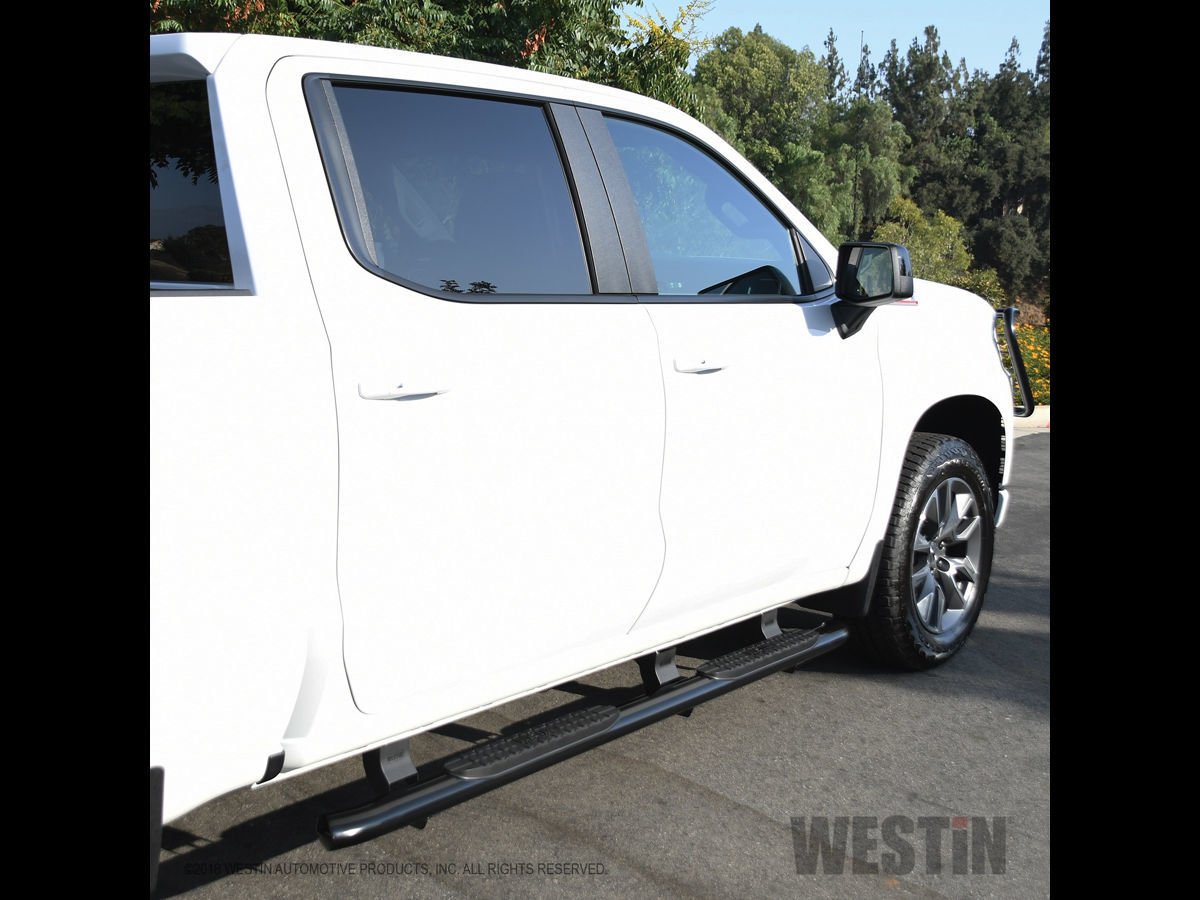 DSI Automotive - Westin PRO TRAXX 4 in. Oval Nerf Step Bars Cab Length ...