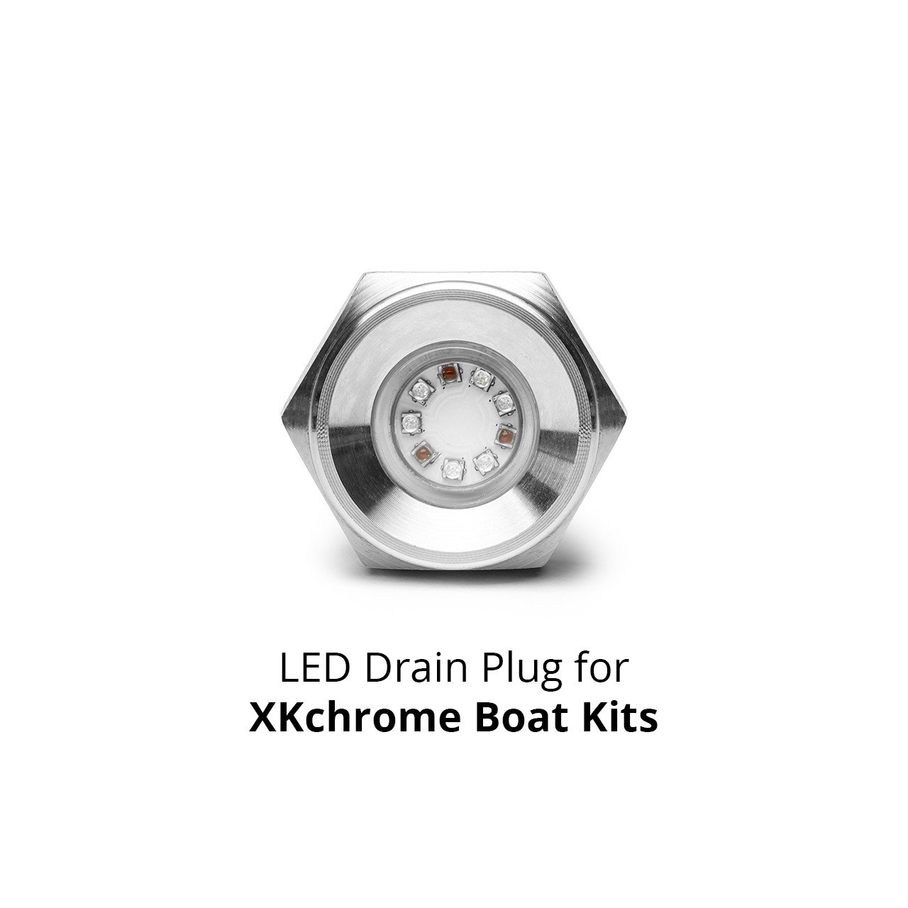 XK Glow RGB LED Boat Drain Plug Light - SharpTruck.com