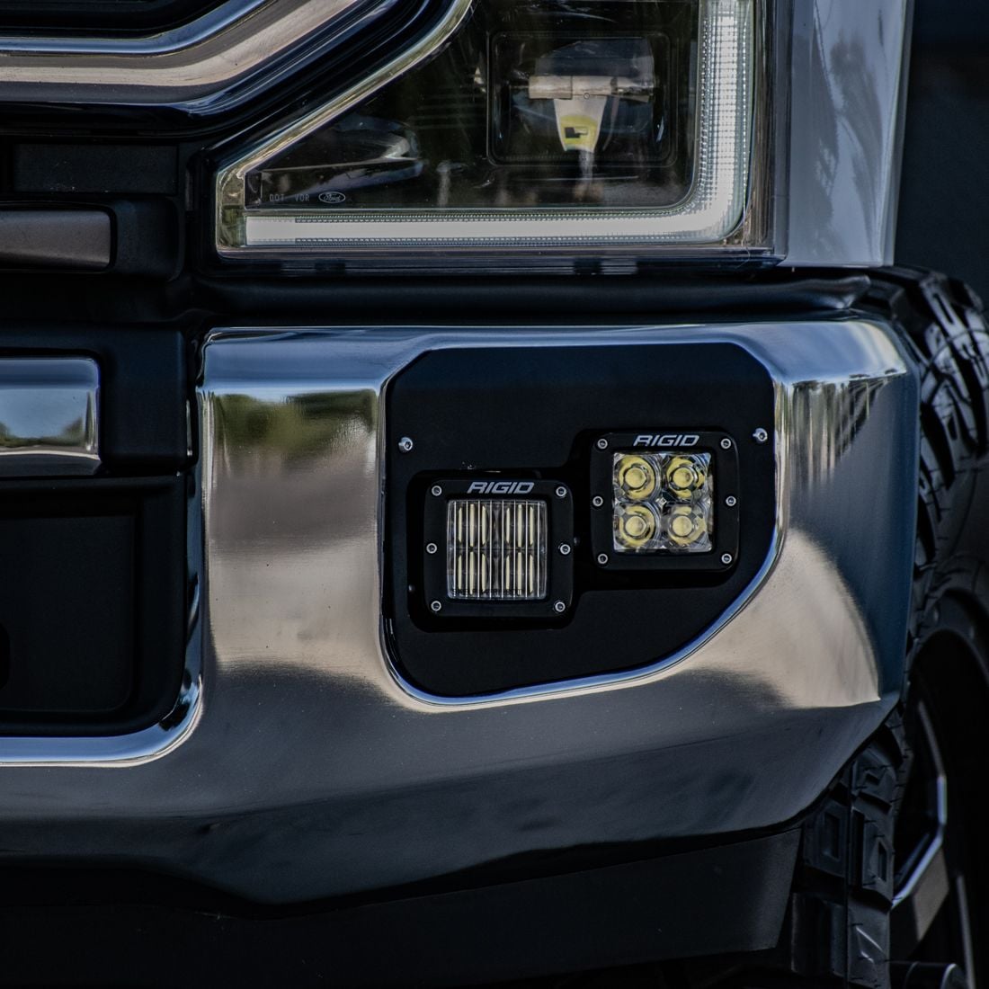 Rigid Industries 2020+ Ford Super Duty Dual Fog Kit (46734)