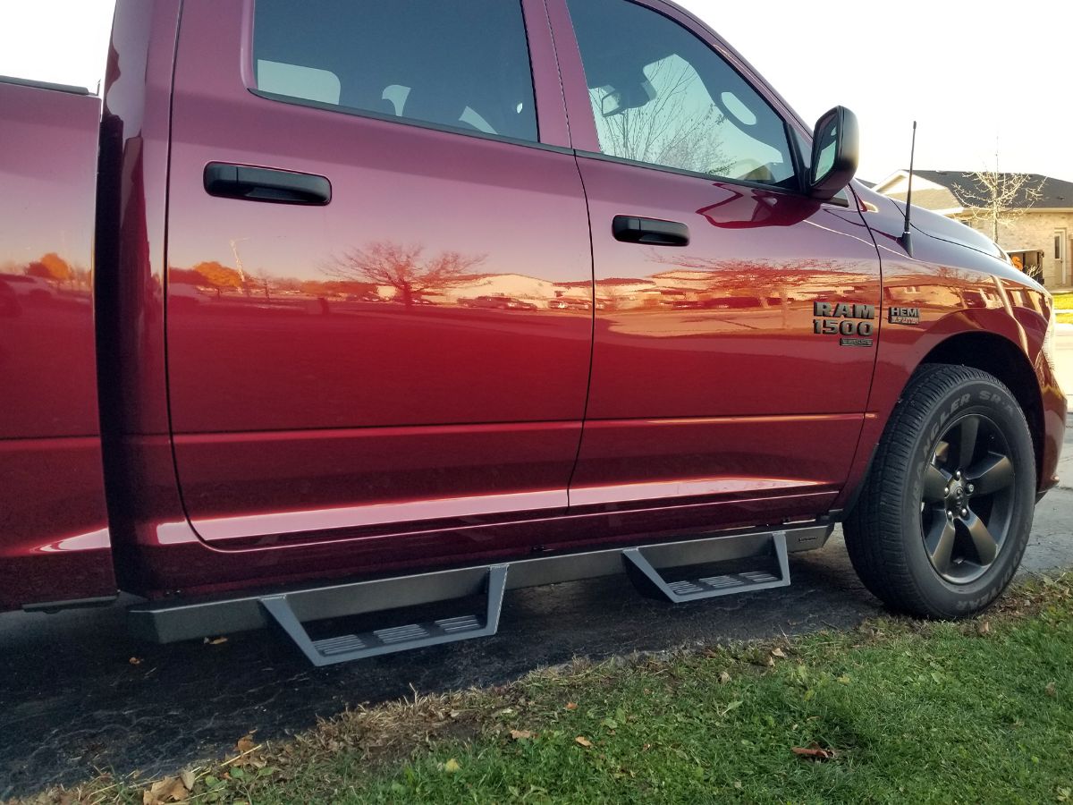 Raptor Series Rt Gen Steps Black Textured Crew Cab Gts Dg