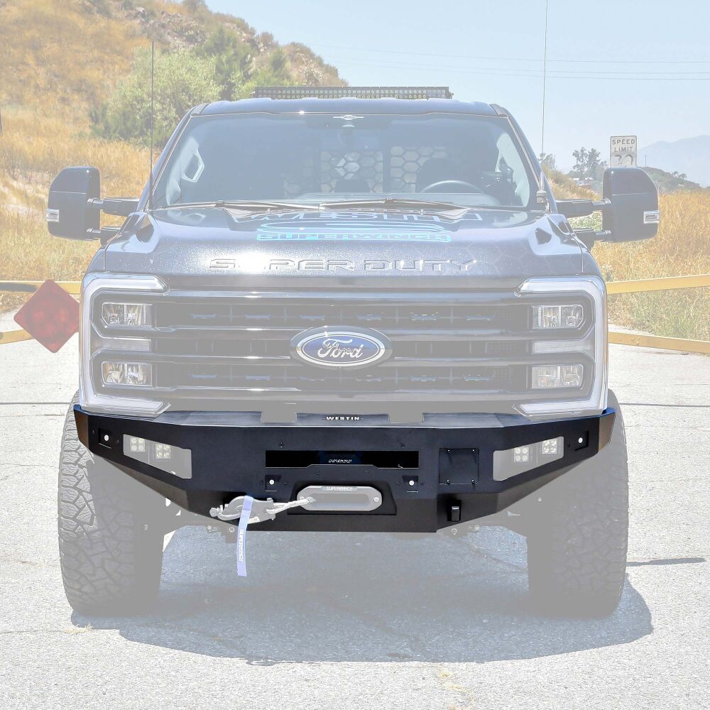 Westin Pro Series Winch Mount Front Bumper Sharptruck Com