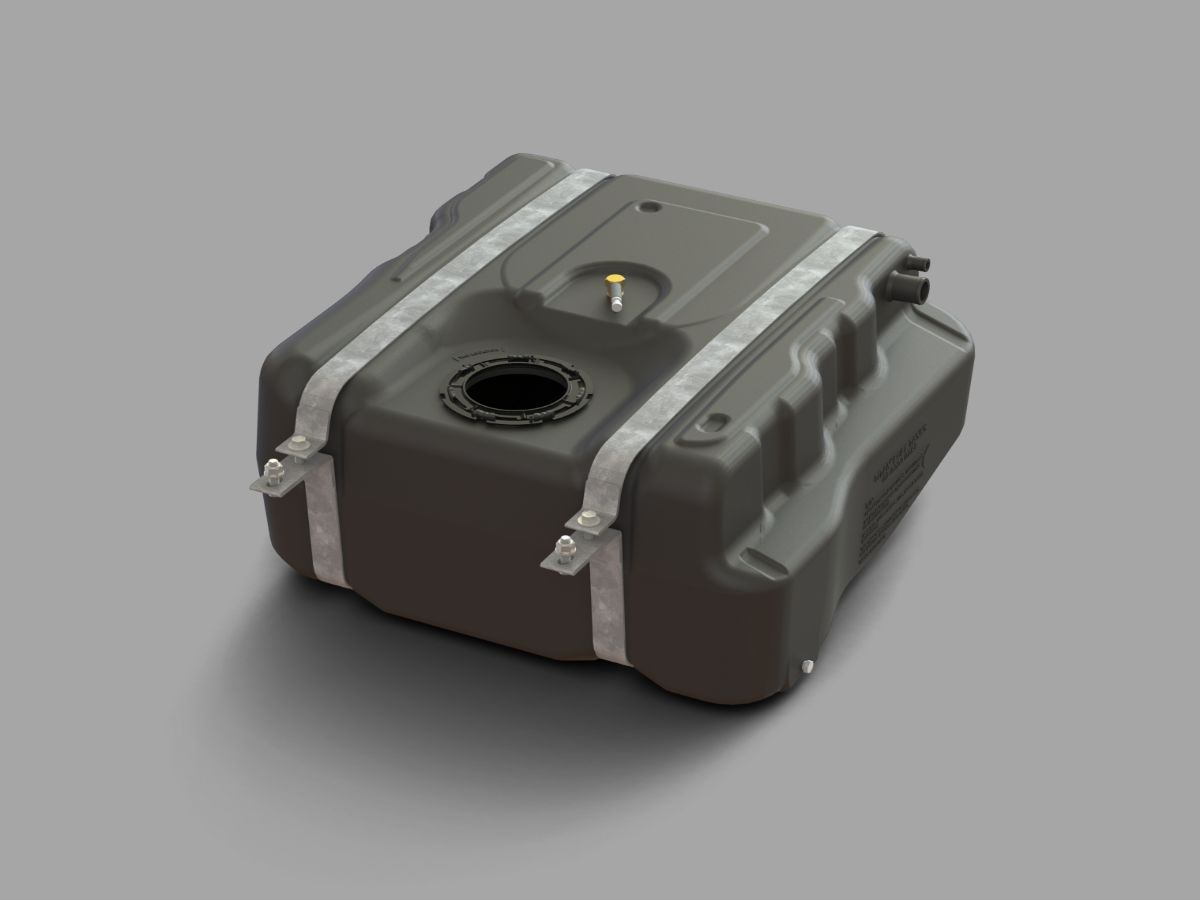 Titan Chassis Cab After Axle Relocation Fuel Tank System - Diesel
