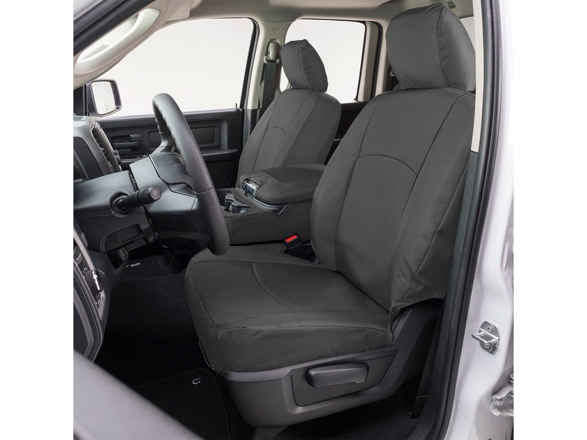Covercraft Endura PrecisionFit Custom Front Row Seat Covers -  Charcoal/Charcoal
