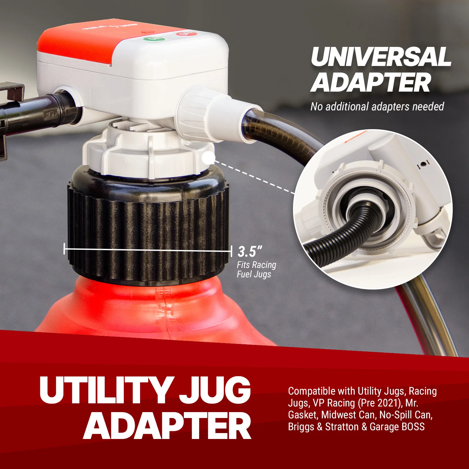 Tera Pump Battery Powered Fuel Transfer Pump With Extended Hose