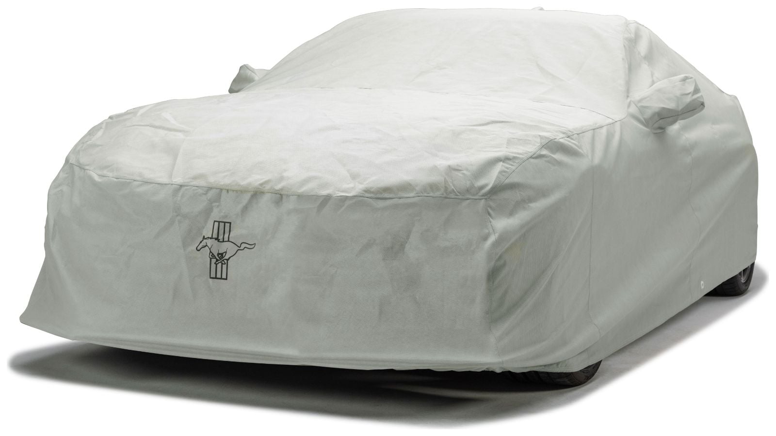 Picture of Covercraft Custom 3-Layer Moderate Climate Car Cover with Black Mustang Tri-Bar logo
