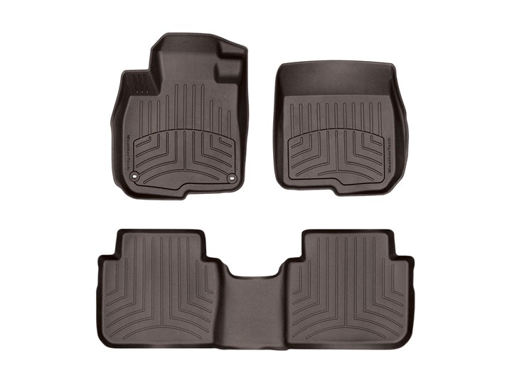 WeatherTech FloorLiner For Honda Fit (1st & 2nd Row) – Custom Fit TPE Floor Mats