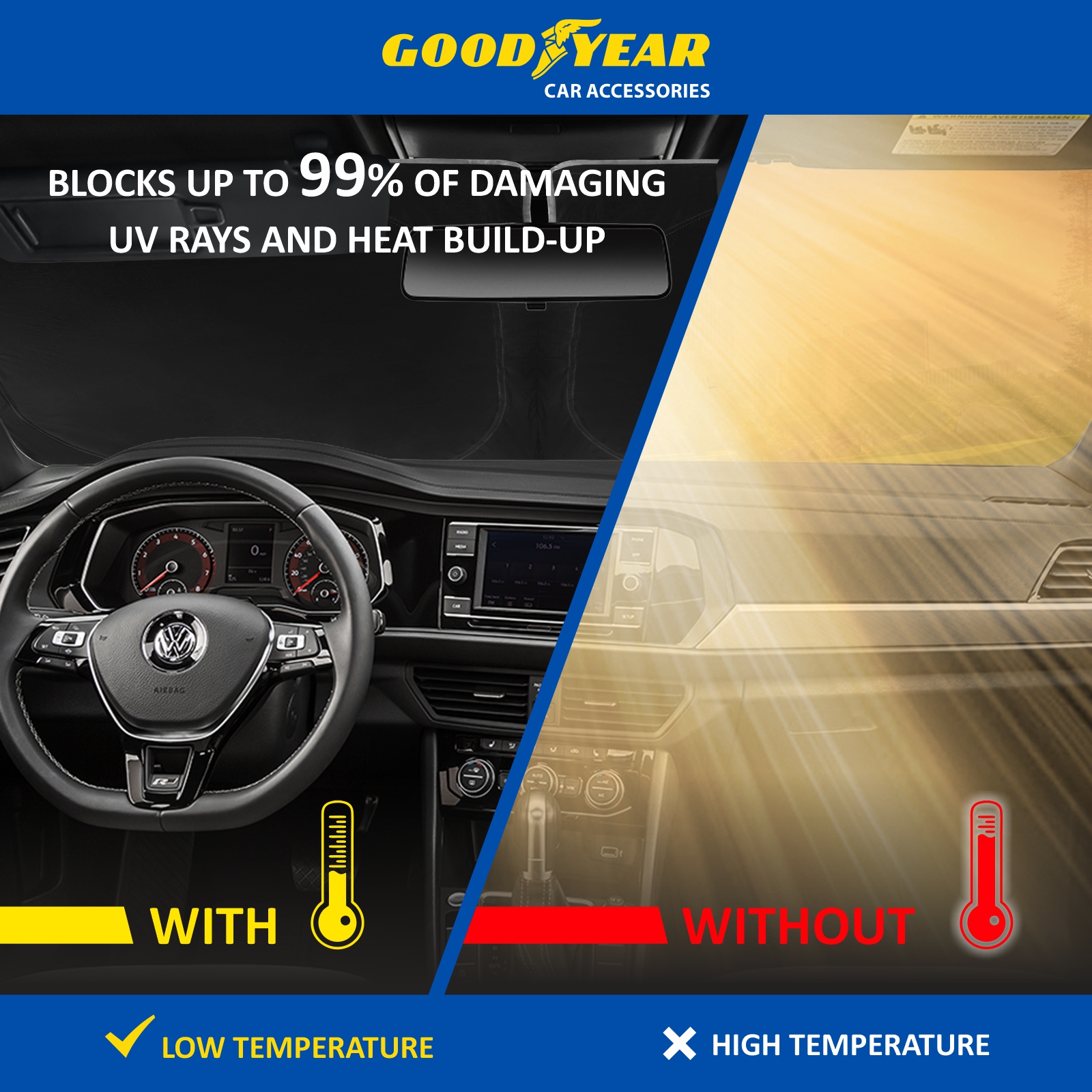 Goodyear Windshield Sunshade GY008241