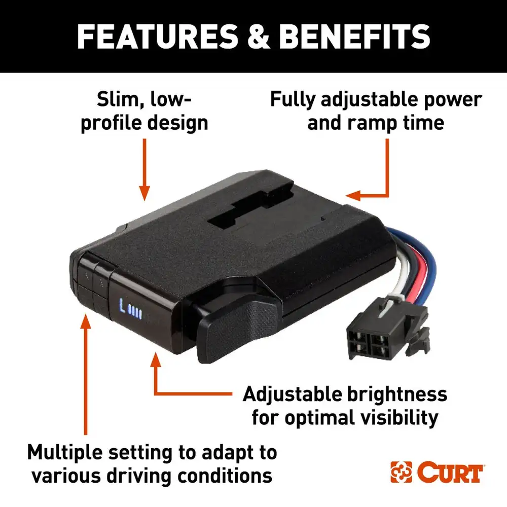 Curt Venturer NEXT Trailer Brake Controller TimeDelay 51116