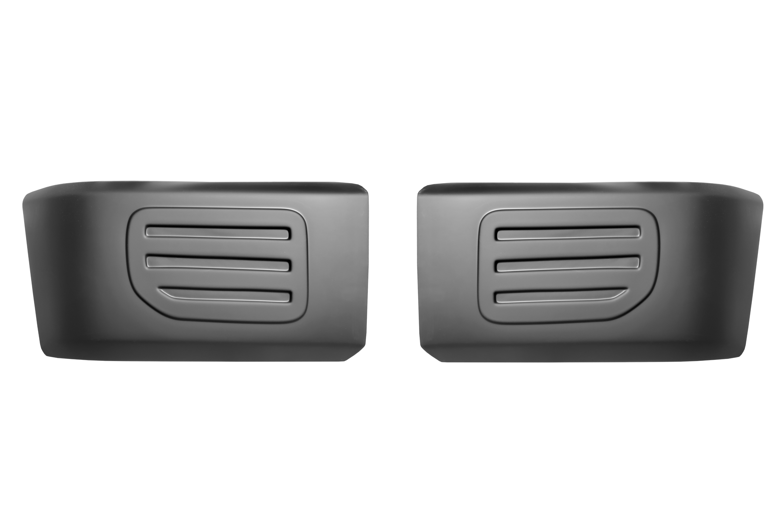 Shellz Front Bumper Cover Side Sections Matte Black