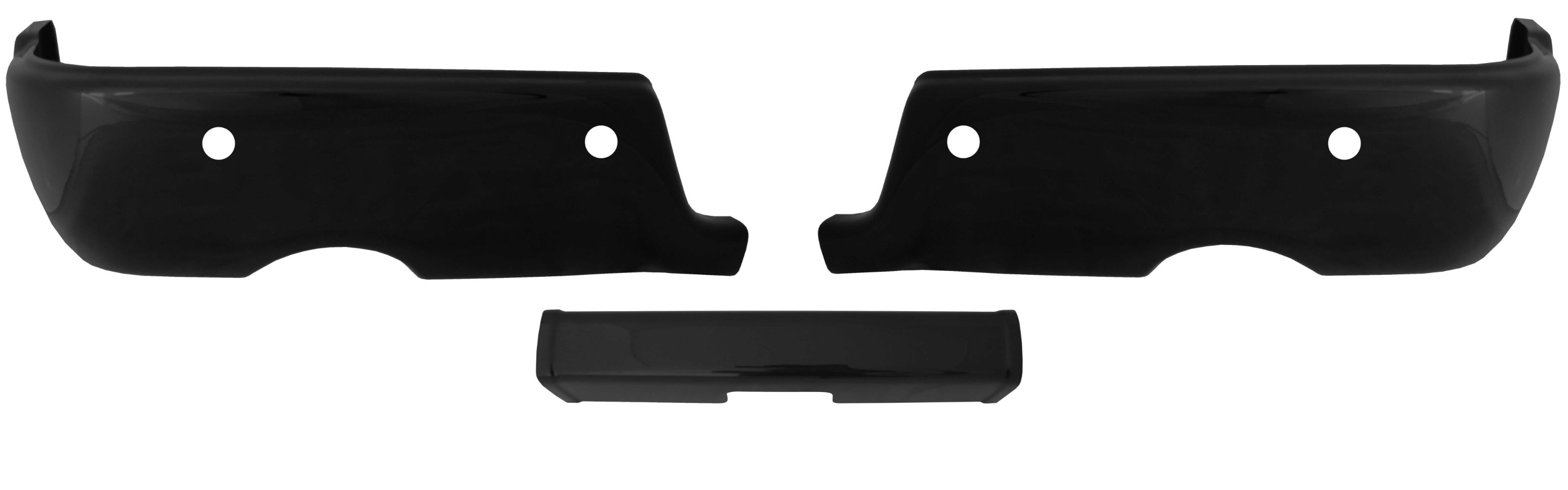 Shellz Rear Bumper Cover - Gloss Black - SharpTruck.com