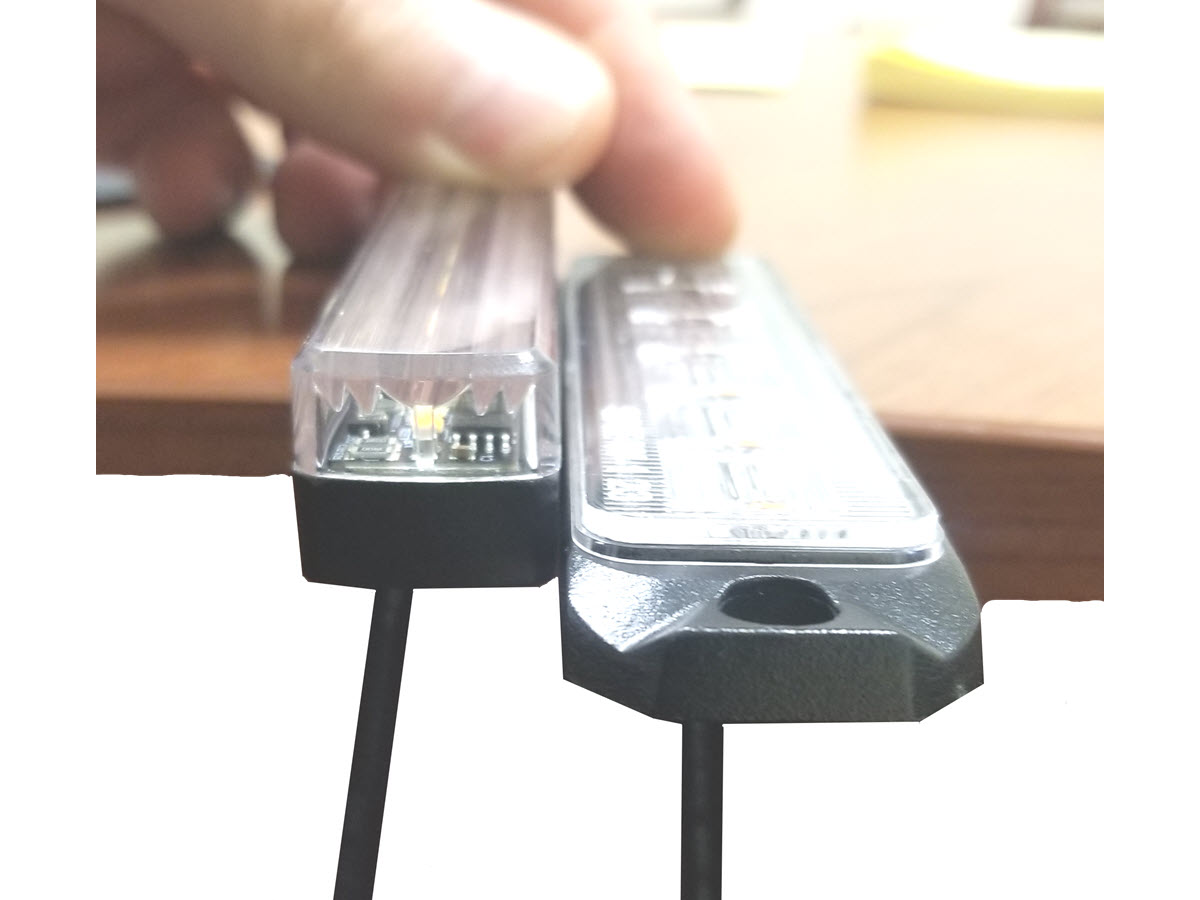 BuiltBrite Strobelink Headache Rack Strobe AddOn Bundle 2 Perimeter Lights & Adapter Harness