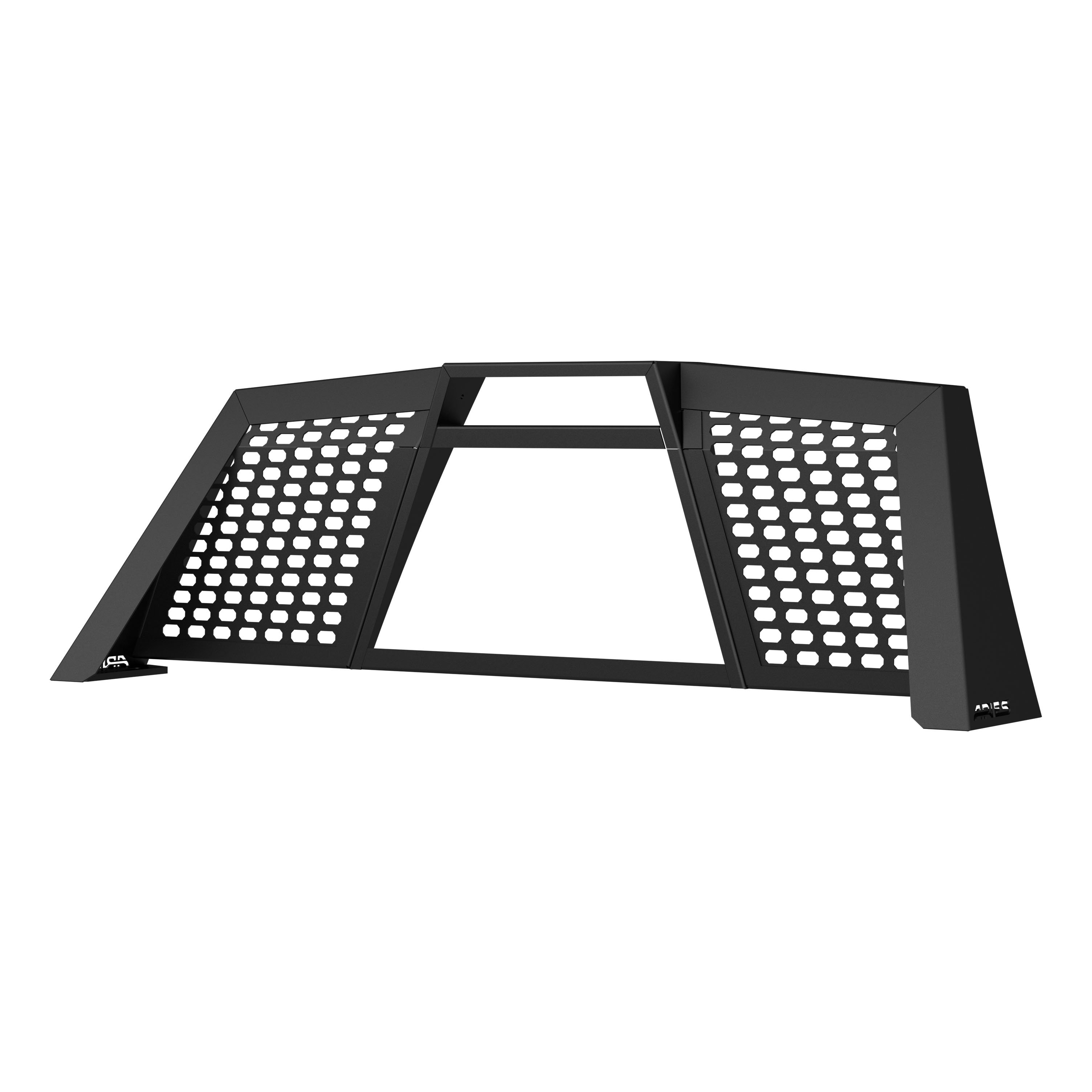 Aries Switchback Black Aluminum Headache Rack - 1110117
