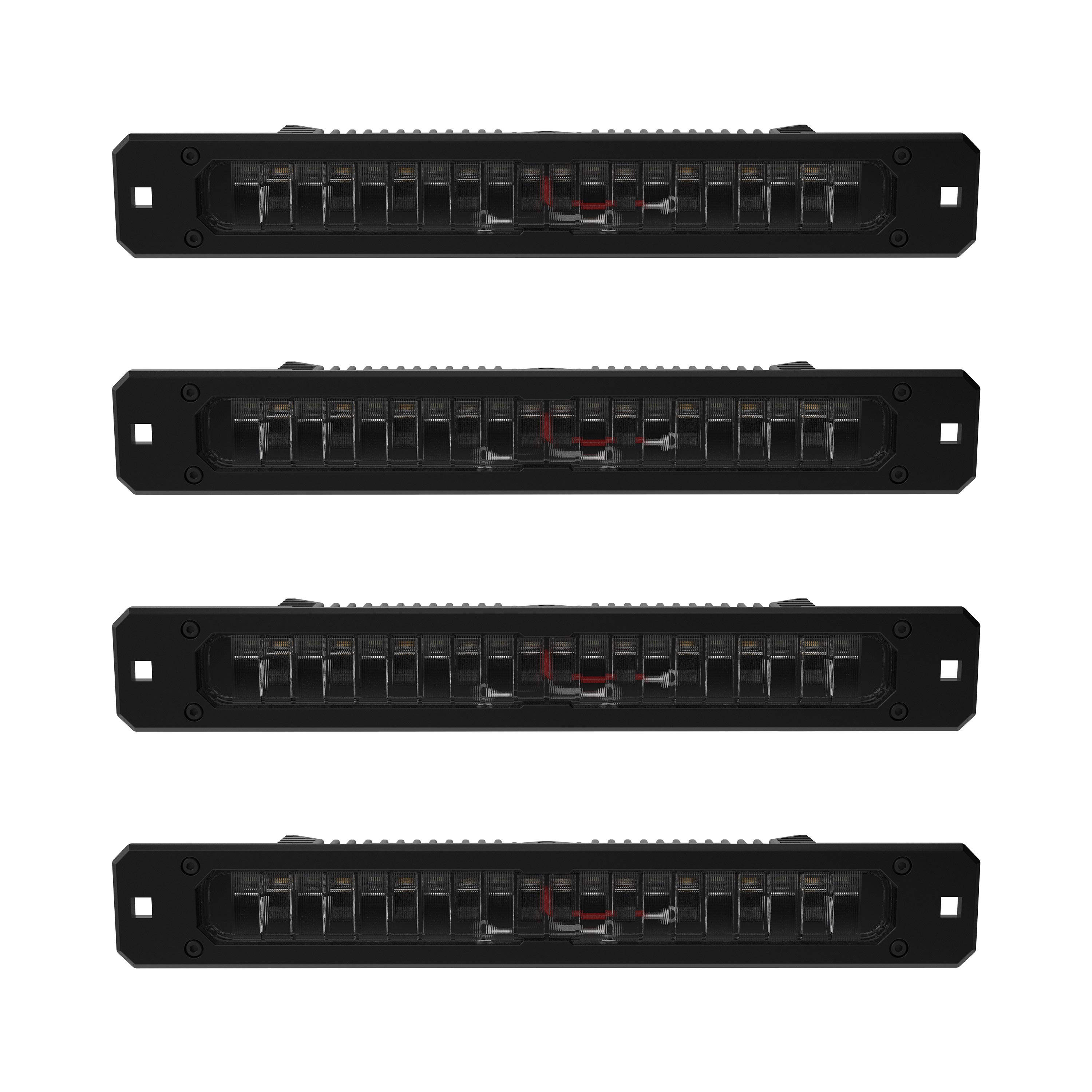 KC HiLiTES 98150 KC Profile 10” SideCast Flush Mount Lights ...