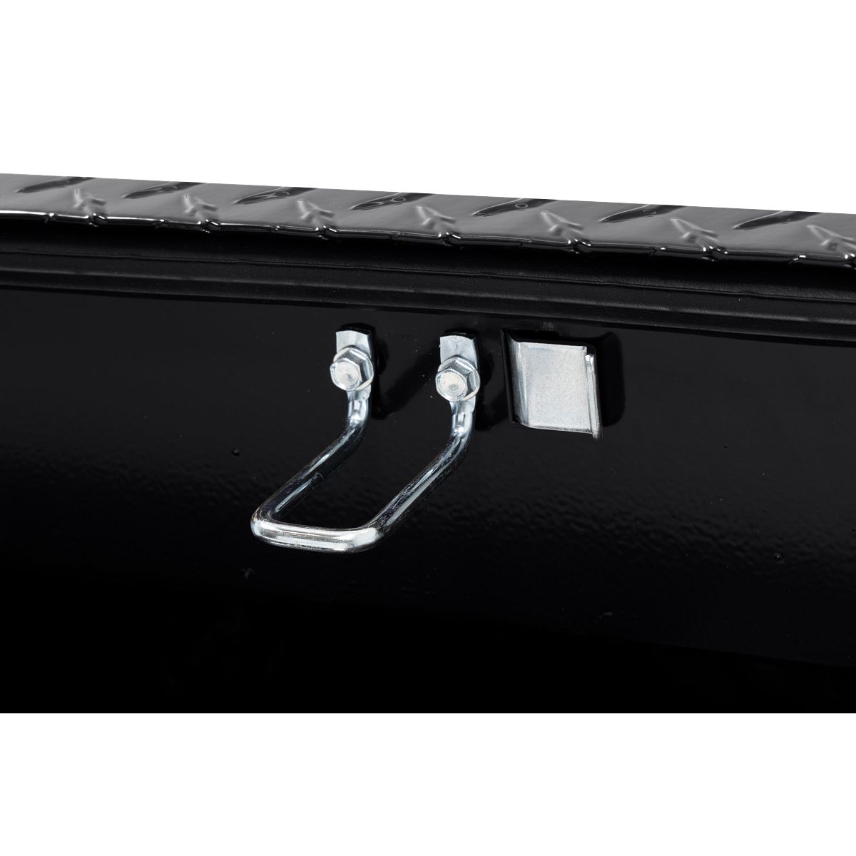 Waterloo Side Box Weather Guard Lo-Side Box - Aluminum - Gloss Black - 4.0 cu ft - 174-5 ...