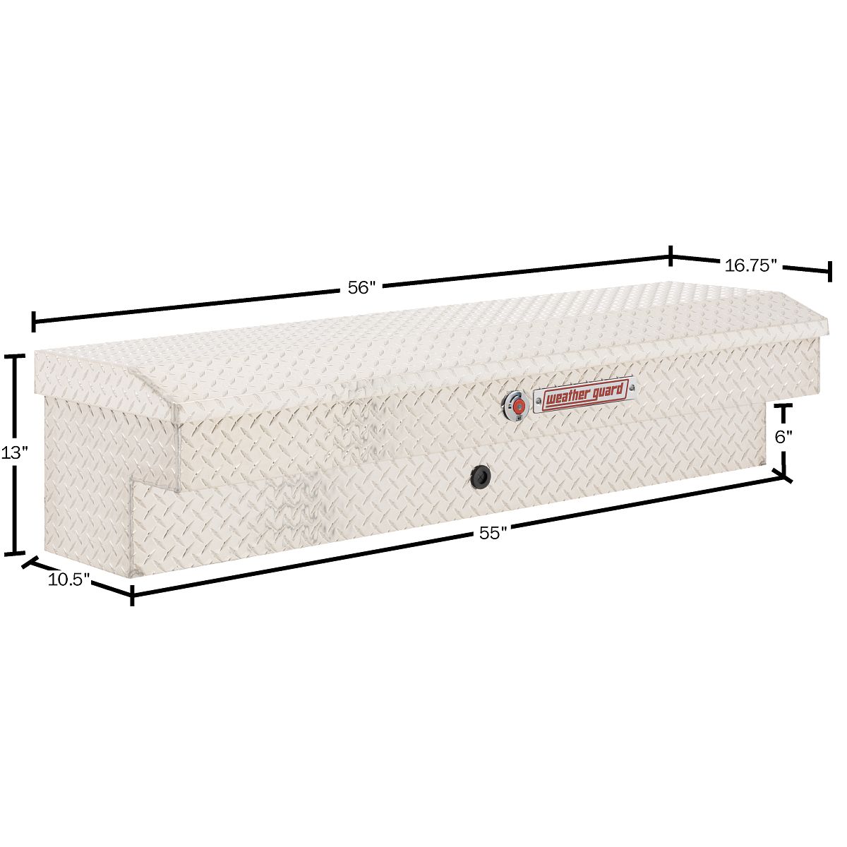 Waterloo Side Box Weather Guard Lo-Side Box – Aluminum – 4.0 cu ft - 174-0-03 ...