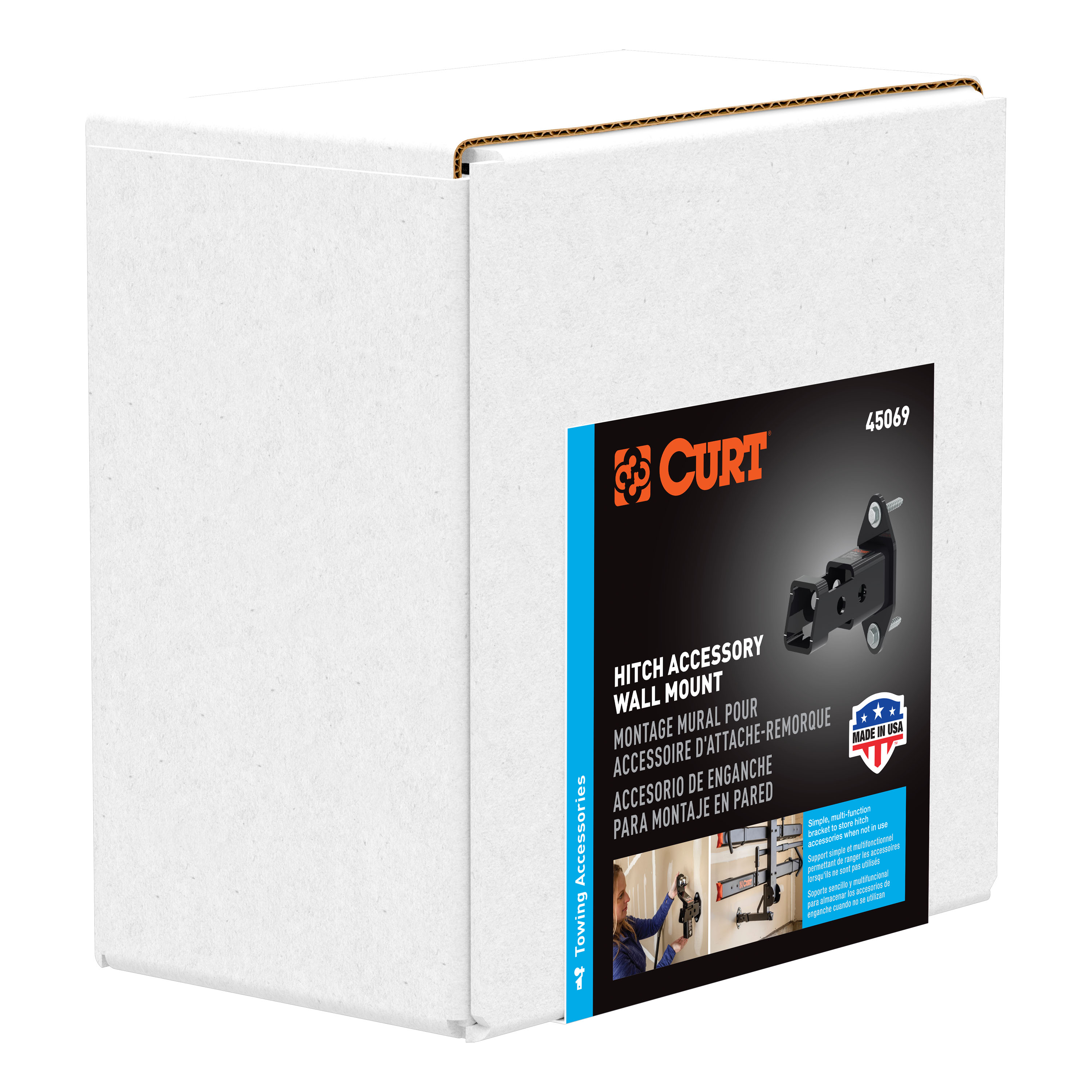 Curt Hitch Accessory Wall Mount 45069