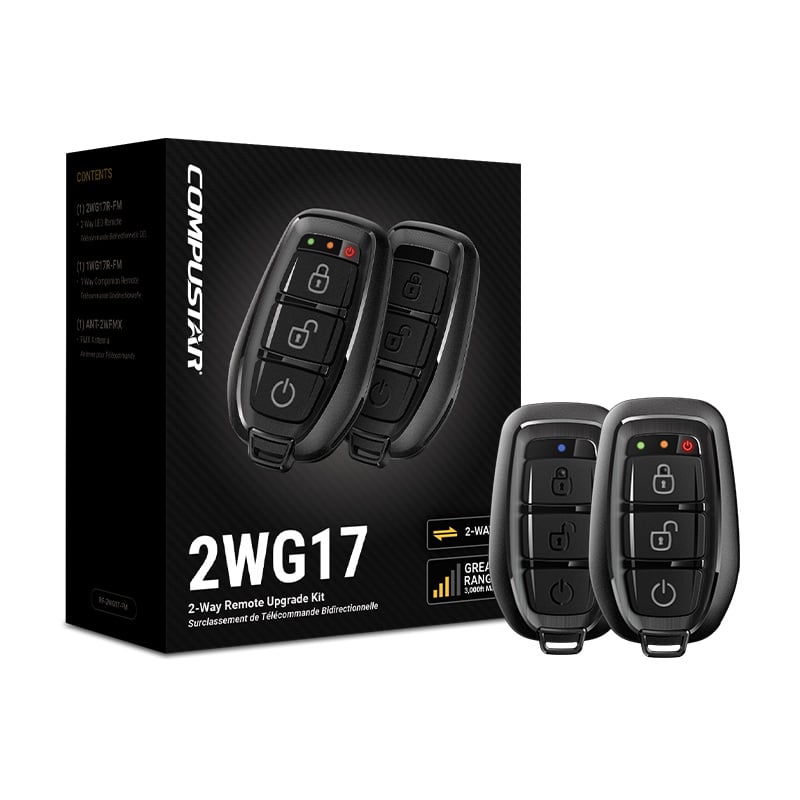 Picture of Compustar 2-Way/3-Button G17 Remote Kit - 3,000 ft Range