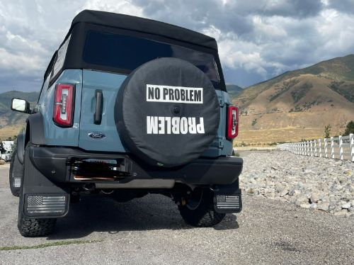 Truck Hardware Gatorback Black American Flag Mud Flaps - Set of 4 - Fits 2021-2026 Ford Bronco customer photo