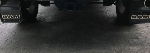 Truck Hardware Gatorback 12"x23" Black Wrap RAM Text Mud Flaps customer photo