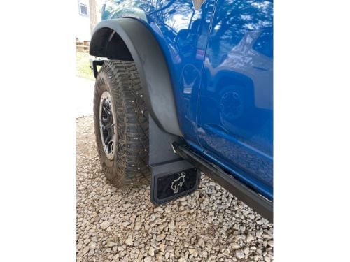 Truck Hardware Gatorback Bucking Bronco Mud Flaps - Set of 4 - Fits 2021-2026 Ford Bronco customer photo