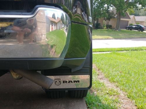 Truck Hardware Gatorback 19"x24" Dually RAM Horizontal Mud Flaps - Rear With Brackets - 2010-2026 RAM 3500 customer photo
