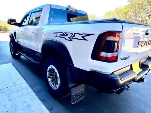 Truck Hardware Gatorback Gunmetal RAM Text Mud Flaps - Set of 4 - Fits 2021-2025 RAM 1500 TRX customer photo