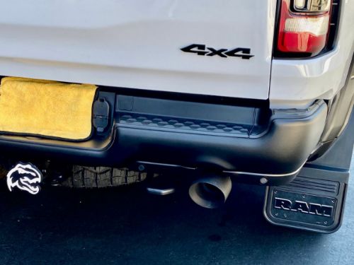 Truck Hardware Gatorback Gunmetal RAM Text Mud Flaps - Set of 4