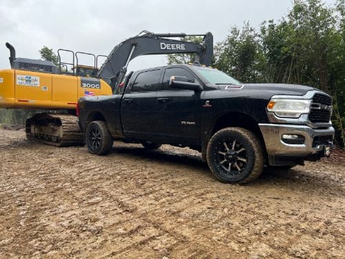 Truck Hardware Gatorback Black Plate Mud Flaps - Set of 4 - Fits 2019-2026 RAM 2500/3500 customer photo