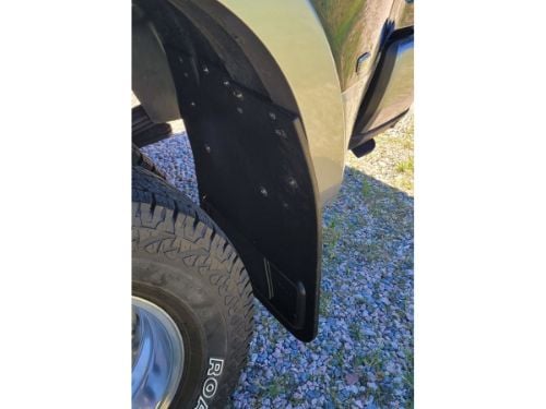 Truck Hardware Gatorback 21"x24" Dually Black Wrap RAM Text Mud Flaps customer photo