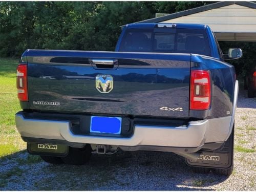 Truck Hardware Gatorback Black Wrap RAM Text Mud Flaps - Set of 4 - Fits 2009-2018 RAM 1500 & 2010-2018 RAM 2500/3500 customer photo