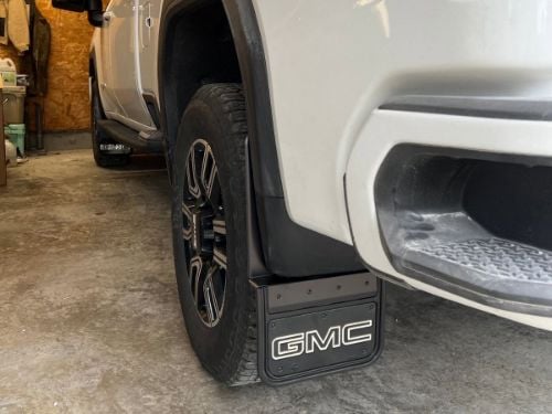 Truck Hardware Gatorback Black Wrap GMC Mud Flaps - Set of 4 - Fits 2020-2026 GMC Sierra 2500/3500HD customer photo