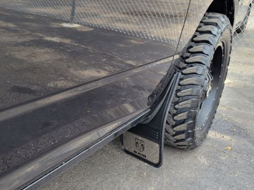 Truck Hardware Gatorback RAM Head Mud Flaps - Front Pair - Fits 2009-2018 RAM 1500 & 2010-2026 RAM 2500/3500 customer photo