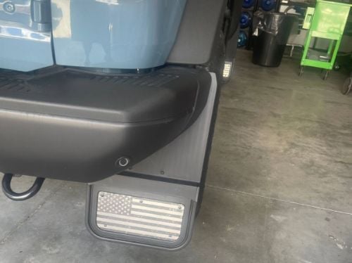 Truck Hardware Gatorback Black American Flag Mud Flaps - Front Pair - Fits 2020-2026 Chevy Silverado 2500/3500HD customer photo