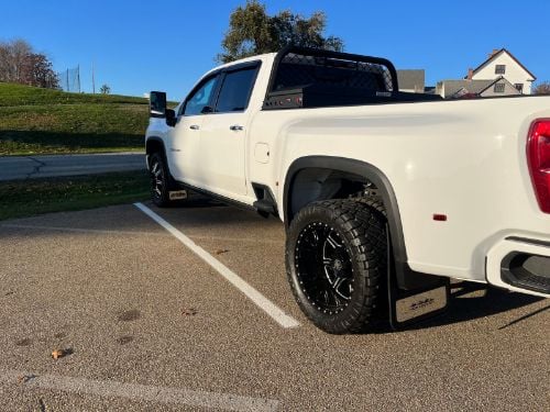 Truck Hardware Gatorback High Country Mud Flaps - Front Pair - Fits 2020-2026 Chevy Silverado 2500/3500HD customer photo