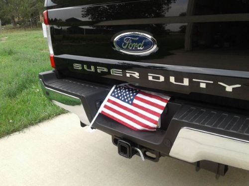 Putco Ford Lettering - Ford Super Duty Letters (Stamped/Stainless Steel) Tailgate/Rear customer photo