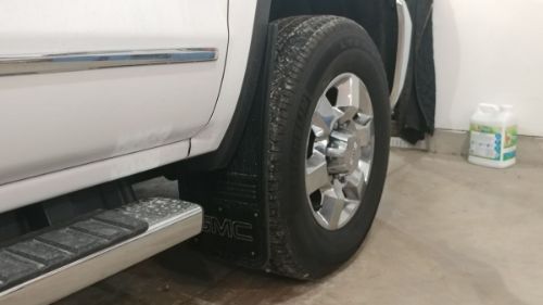 Truck Hardware Gatorback 12"x23" Black Wrap GMC Cut Mud Flaps customer photo