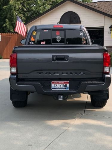 Truck Hardware Gatorback Rubber Mud Flaps - Rear Pair - Fits 2016-2023 Toyota Tacoma customer photo
