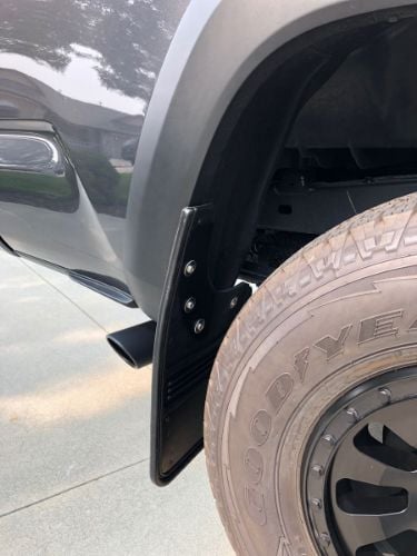 Truck Hardware Gatorback Rubber Mud Flaps - Rear Pair - Fits 2016-2023 Toyota Tacoma customer photo