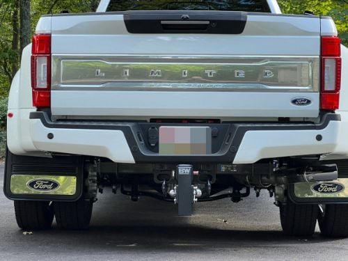 Truck Hardware Gatorback Gunmetal Ford Oval Mud Flaps - Set of 4 - Fits 2017-2022 Ford F-450 customer photo