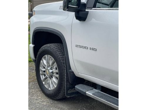 Truck Hardware Gatorback Black Wrap High Country Mud Flaps - Set of 4 - Fits 2020-2026 Chevy Silverado 2500/3500HD customer photo