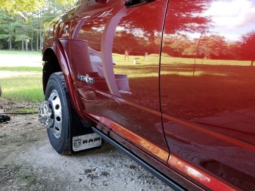 Truck Hardware Gatorback RAM Horizontal Dually Mud Flaps - Set of 4 - Fits 2010-2026 RAM 3500 customer photo