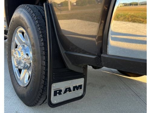 Truck Hardware Gatorback RAM Text Mud Flaps - Rear Pair - Fits 2019-2026 RAM 2500/3500 customer photo