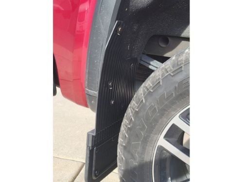 Truck Hardware Gatorback Black Wrap AT4 Mud Flaps - Set of 4 - Fits 2019-2026 GMC Sierra 1500 customer photo
