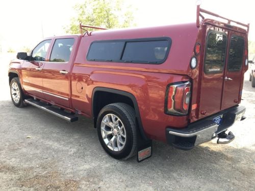 Truck Hardware Gatorback 12"x26" GMC Red Mud Flaps customer photo
